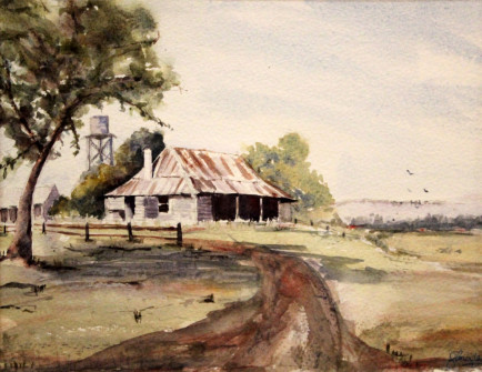 Gloria Lewis - Out in the Country - Watercolour