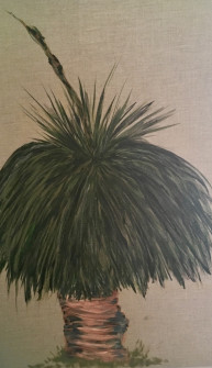 Kerry Reverzani-Grass Tree-Acrylic on Linen