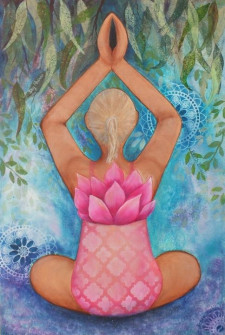 11 Peace within- Acrylic on Canvas