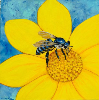 08-Blue-banded-bee-Acrylic