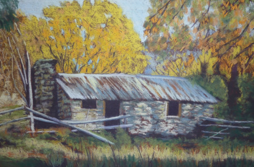 Patricia Dick - Stone Cottage in Autumn
