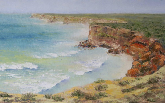 47-Baxter-Cliffs-Nullabor-WA-Oil-on-Canvas