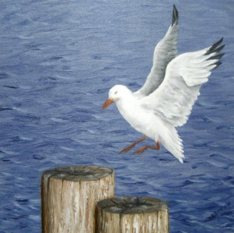 54-The-Lone-Seagull-Oil