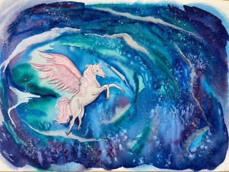 13-Pegasus-nebula-watercolour
